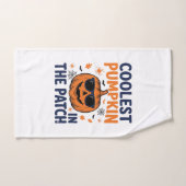 Citrouille la plus cool du patch Halloween Shirt_1 (Serviette à main)