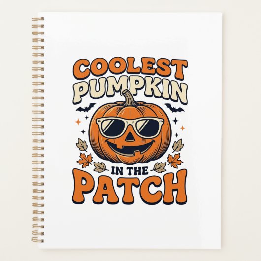 Citrouille la plus cool du patch Halloween vintage (Devant)