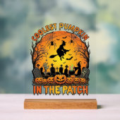 Citrouille la plus cool Patch Halloween Sorcière A (Neutre)