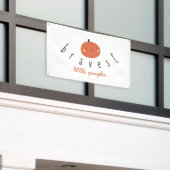 citrouille la plus courageuse Bannière extérieure (Bâtiment extérieur)