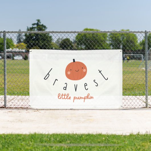 citrouille la plus courageuse Bannière extérieure (Insitu)