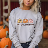 Citrouille le plus mou dans le Sweatshirt Hallowee