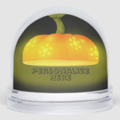 Citrouille lustre lunette photo Snow Globe (Avant)