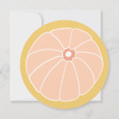 Citrouille moderne Thanksgiving Diner Invitation (Dos)