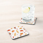 Citrouille Motif Automne Dessous de verre d'automn (Côté Droit)