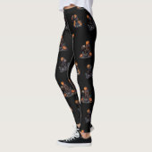 🖤 Citrouille noir King Leggings 🎃 (Gauche)