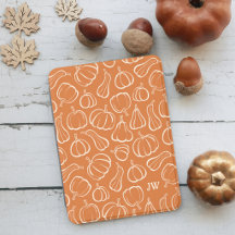 Citrouille Orange Automne Halloween Initiales