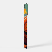 Citrouille orange effrayante avec visage, Hallowee (Côté droit)
