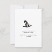 Citrouille Pals Party Cute Halloween Invitation (Dos)