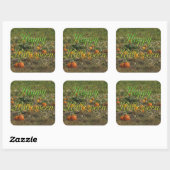 Citrouille Patch Automne Automne Halloween Sticker (Feuille)