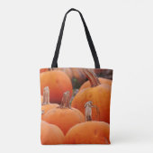 Citrouille Patch Automne Sac fourre-tout d'art Aut (Dos)