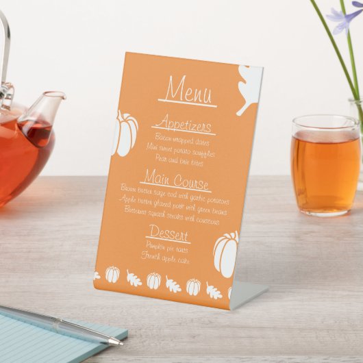 Citrouille Patch dans le panneau central orange (In SItu)