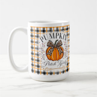 Citrouille Patch Girly Fall Coffee Mug