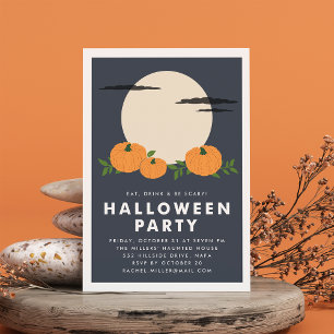 Citrouille Patch Halloween Party Invitation