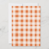 Citrouille Patch Invitation Anniversaire (Dos)