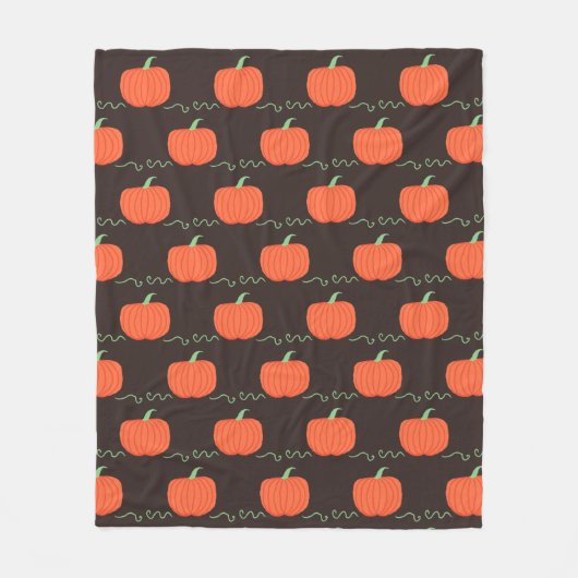 Citrouille Patch Lancer la couverture (Brown et or (Devant)