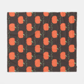 Citrouille Patch Lancer la couverture (Brown et or (Devant (Horizontal))