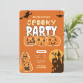 Citrouille Perfection Halloween Fête Invitation (Debout devant)