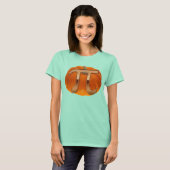 Citrouille Pi Funny T-shirt amoureux des maths (Devant entier)