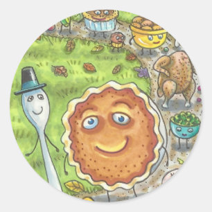 CITROUILLE PIE & AMIS THANKSGIVING PARADE STICKERS
