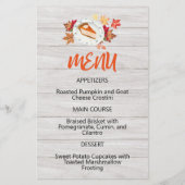 Citrouille Pie Fixe Tout Menu (Devant)