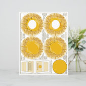 Citrouille Pie Remercier Thanksgiving Carte cadre (Debout devant)