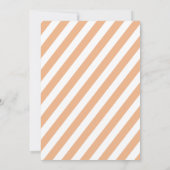 Citrouille Premier anniversaire Carte de remerciem (Dos)