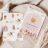 Citrouille Princesse Anniversaire Fête Invitation