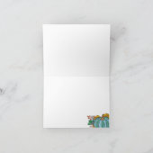 Citrouille rose bébé garçon Félicitations Carte bl (Intérieur)