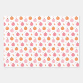 Citrouille  rose orange Motif Feuille (Devant 2)