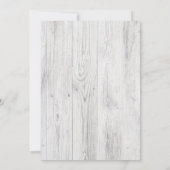 Citrouille Rustic Fall Baby shower Invitation (Dos)