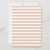 Citrouille rustique Premier Invitation d'anniversa (Dos)