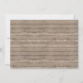 Citrouille rustique première invitation anniversai (Dos)