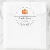 Citrouille simple fait maison Étiquette de beurre (Sac)