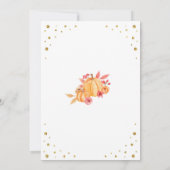 Citrouille SIX Anniversaire 6E Automne Invitation  (Dos)