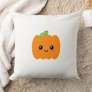 Citrouille souriant Halloween Cushion, Coussin con