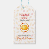 Citrouille Spice Bain & Étiquette du corps | Balis (Devant)