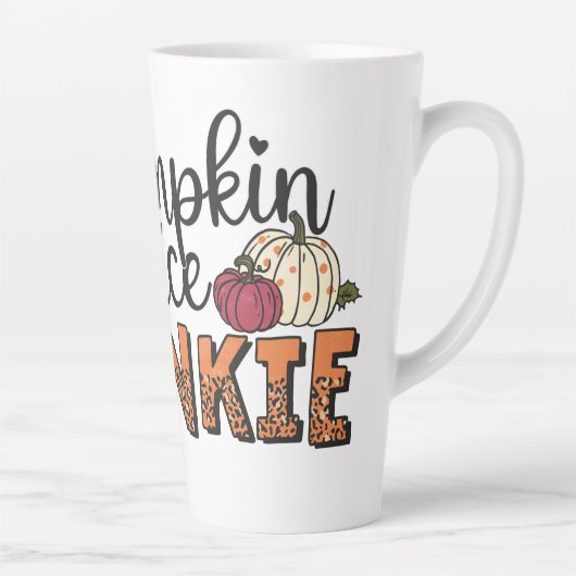 Citrouille Spice Junkie Latte Mug (Droite)
