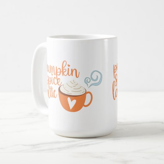 Citrouille Spice Latte Café Mug (Devant gauche)