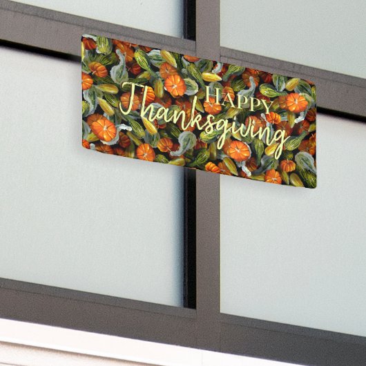 Citrouille, Squash Bannière de récolte d'automne (Bâtiment extérieur)