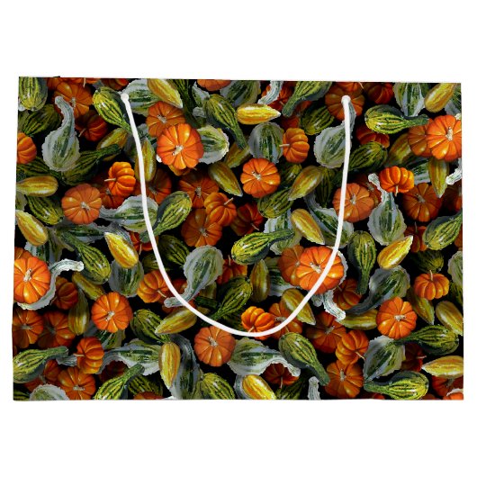 Citrouille, Squash Récolte d'automne gros sac cade (Dos)