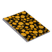 Citrouille Trumpet Music Notes Carnet (Côté Droit)