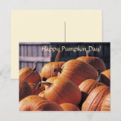 Citrouilles dans un bac - Carte postale d'Hallowee (Devant / Derrière)