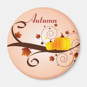 Citrouilles d'automne - aimant