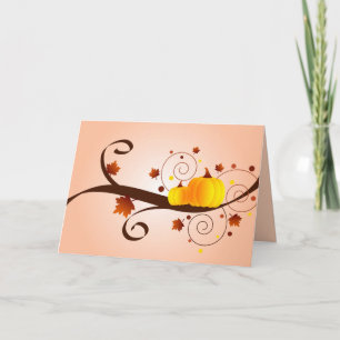 Citrouilles d'automne - Carte