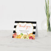 Citrouilles d'automne Feuilles d'érable Merci (Devant)