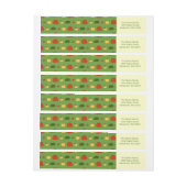 Citrouilles de chute : Étiquettes de adresse de (Feuille)