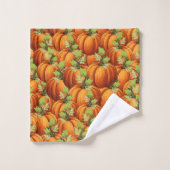 CITROUILLES DE JOUR DE L'ACTION DE GRÂCE  (Gant de toilette)