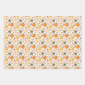 Citrouilles de récolte et Motif de feuilles d'auto (Devant)