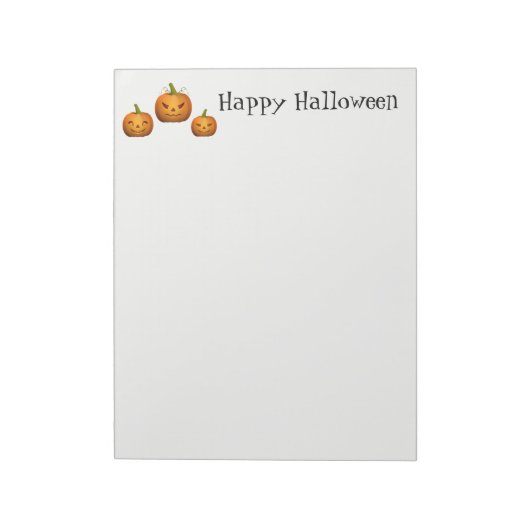 Citrouilles du Bloc-notes Halloween (Tourné)